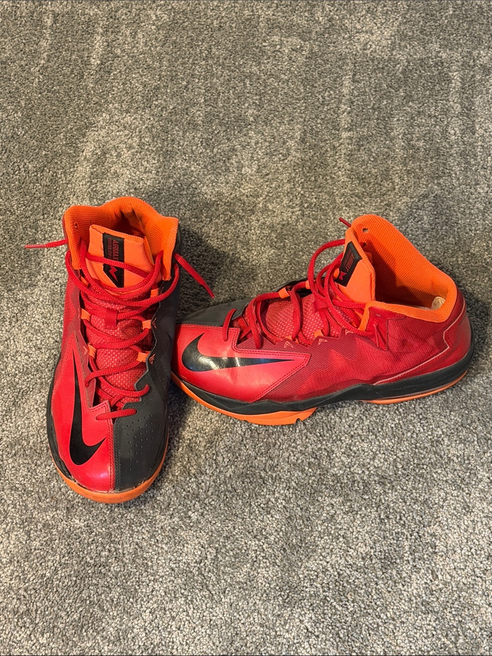 Nike Air Max Stutter Step 2 Gym Red Black Basketball Shoes Men’s 10